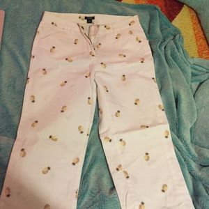 VINTAGE J. Crew pineapple pants