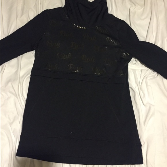 Victoria's Secret PINK Hoodie - Black, Size Small