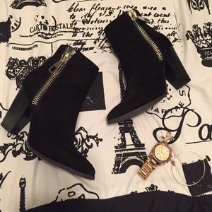 Express Suede booties