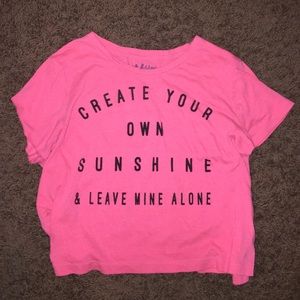 Aeropostale graphic crop top