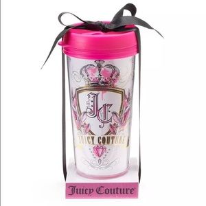 NWT Juicy Couture Travel Mug and Notepad Set