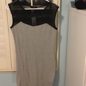 Grey and black forever 21 dress