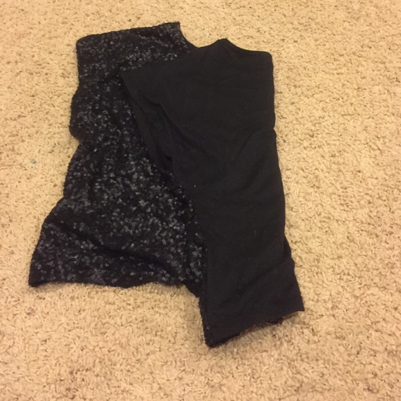 Matte Black Sequined Shirt - Picture 2 of 2