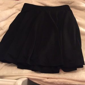 H&M Black Skater Skirt