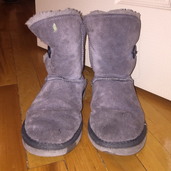 Gray Bailey Button Ugg Boots