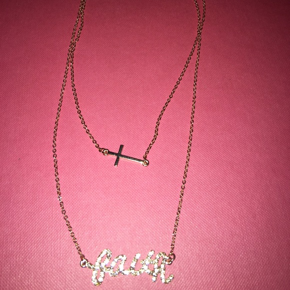 Faith and Cross Necklace