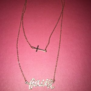 Faith and Cross Necklace