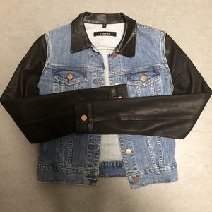 J BRAND waxed denim jacket