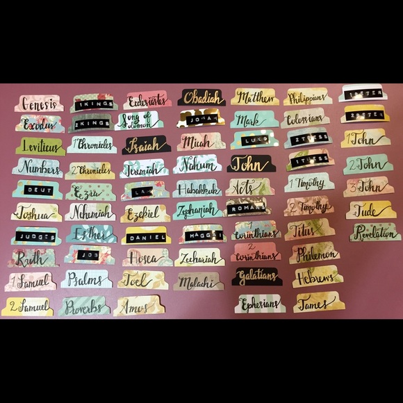 Bible tabs