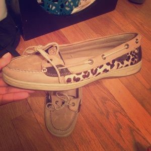 Cheetah Sperry Top Sider shoes