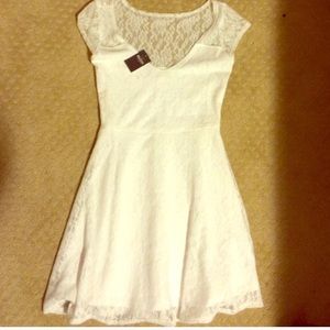 Hollister White Lace dress