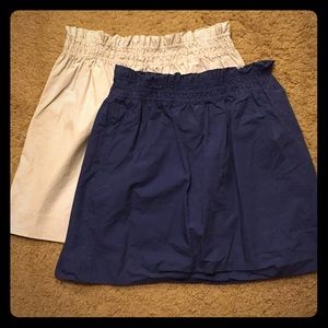 Two J. Crew Skirts