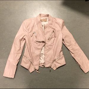 Faux leather jacket