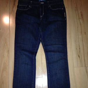 Dark blue skinny jeans