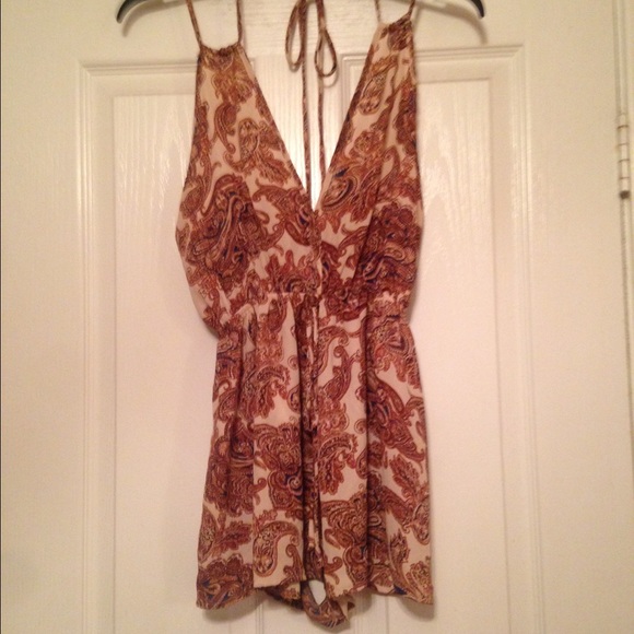 BOHO Halter Festival Romper