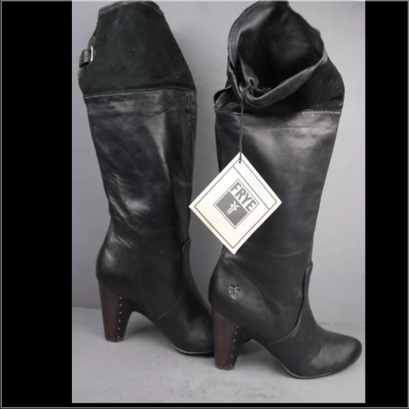 Frye Leather mid calf brand new black boots - Picture 3 of 4