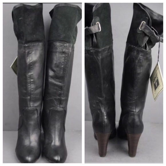 Frye Leather mid calf brand new black boots - Picture 2 of 4