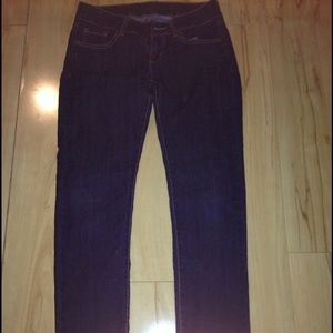 Dark blue skinny jeans