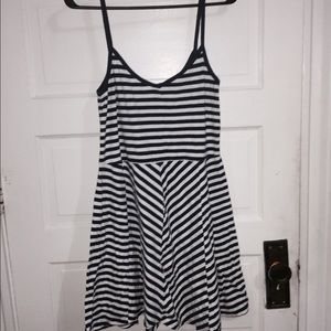 Striped Skater Dress