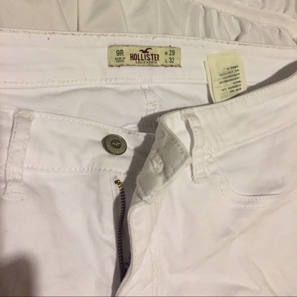 Hollister White Straight Jean - Size 9R