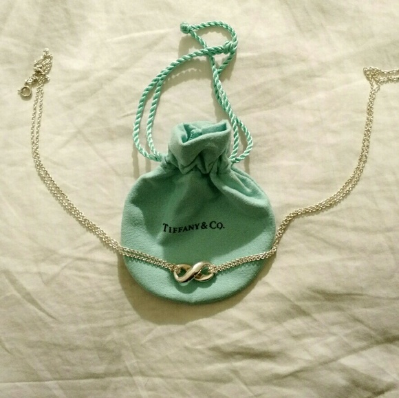 SOLD ON MERC@RI Tiffany and Co infinity necklace - Picture 2 of 4