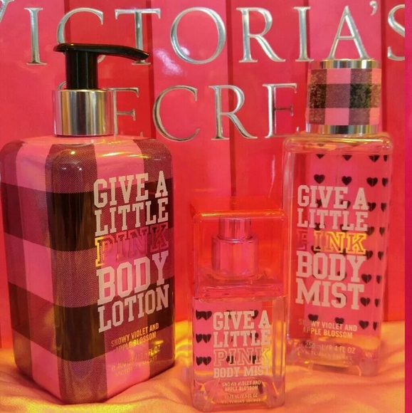 Give a little pink mists and lotion