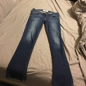 Boot cut hollister jeans.