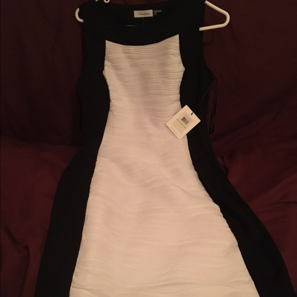 Calvin Klein Colorblock  Sheath Dress - Picture 2 of 3