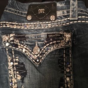 Size 34/35 miss me jeans.