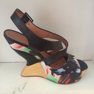 Anthropologie Leifsdottir wedge heels