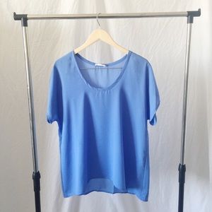 Lush Short Sleeve Blouse