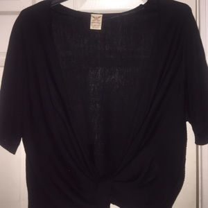 Black dress cardigan