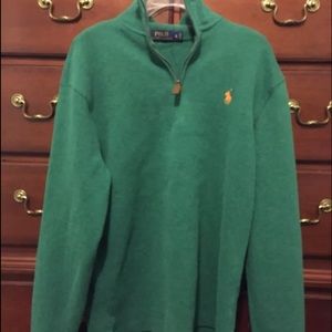 RALPH LAUREN POLO 3/4TH ZIP UNISEX SMALL