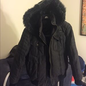 Express mens down feather winter jacket