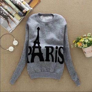 24 hours sale!! Casual pullover Paris , warm