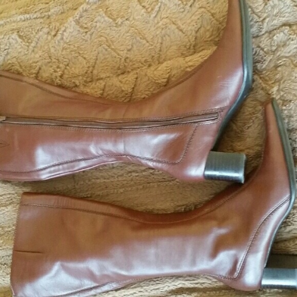 Leather Tan Boots