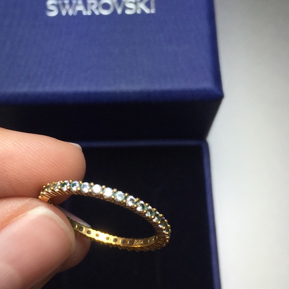 Swarovski Rose Gold-Plated Metal Vittore Ring