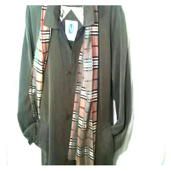 44*Long Men Dress Trench Coat Indonesia/FREE SCARF