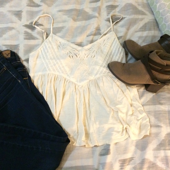 Flouncy tank top