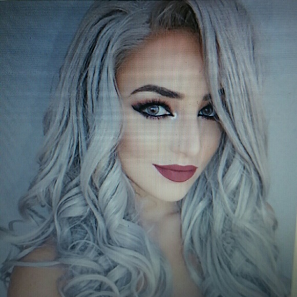 Silver Lacefront Wig 20-22 inches!!