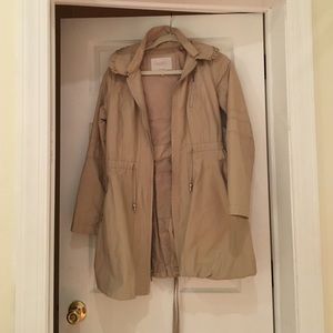 laundry by shelli deal beige raincoat with hood