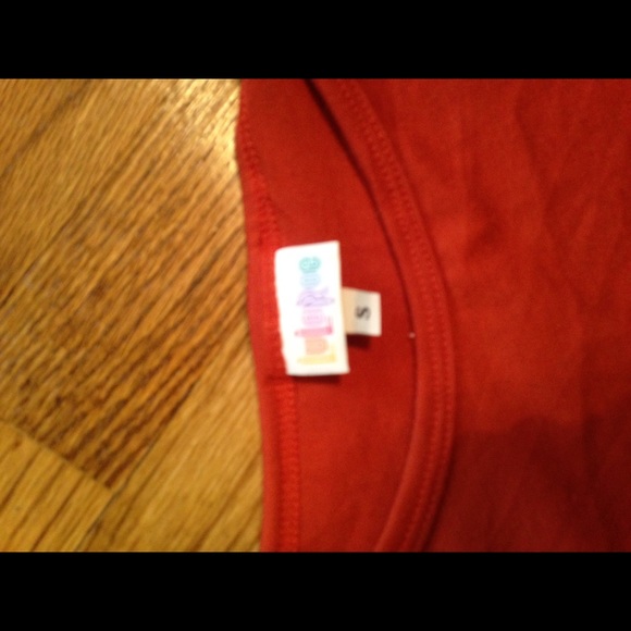 Burnt orange Lularoe Irma