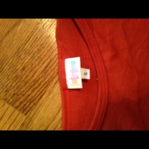 Burnt orange Lularoe Irma