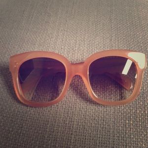 SALE Céline CL41805/S Clear Pink Red Audrey