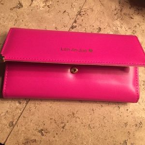 Super cute hot pink wallet!
