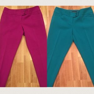 The Limited Teal and Fuchsia Pant Bundle!