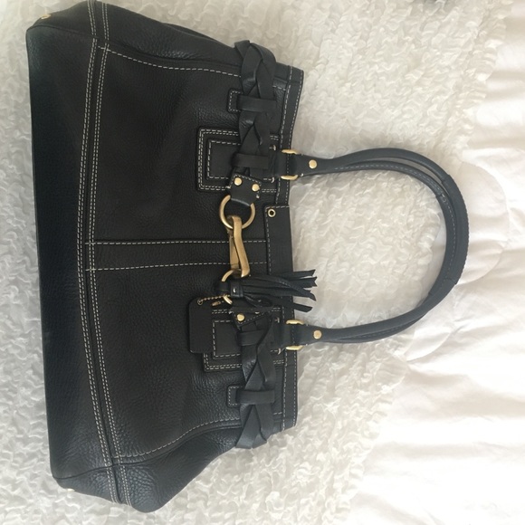 Black COACH tote