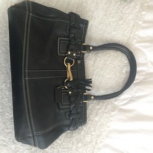 Black COACH tote
