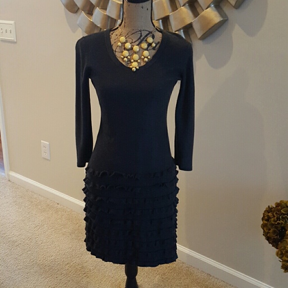 flattering sweater dress