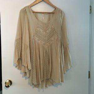 Free People flowy earth mama top